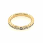 Memoire Ring Gr. 55 ca. 0,50 ct Diamanten Gelbgold 750/ 18K - Bild 3 Vorschau