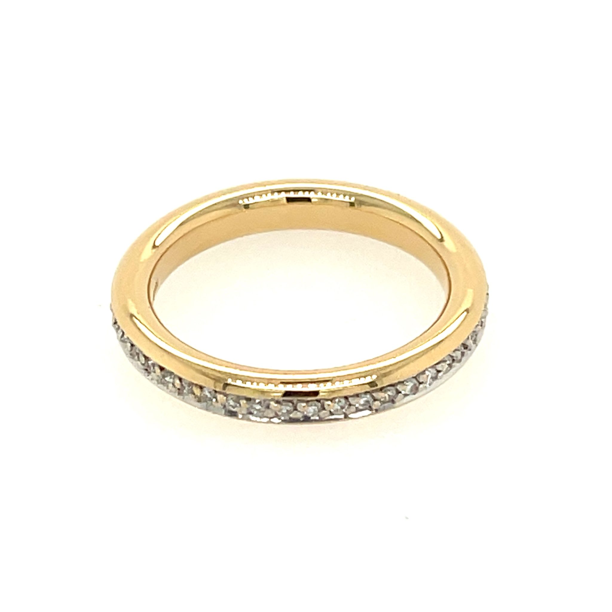 Memoire Ring Gr. 55 ca. 0,50 ct Diamanten Gelbgold 750/ 18K - Bild 3
