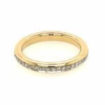 Memoire Ring Gr. 55 ca. 0,50 ct Diamanten Gelbgold 750/ 18K - Bild 2 Vorschau