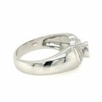 Solitärring Gr. 55 ca. 0,20ct Diamanten Weißgold 750/ 18K - Bild 3 Vorschau