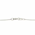 Smaragd Kette 45 cm kleiner Diamant Weißgold 750/ 18K - Bild 5 Vorschau
