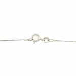 Smaragd Kette 45 cm kleiner Diamant Weißgold 750/ 18K - Bild 6 Vorschau
