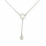 Kugel Collier 47 cm ca. 0,50 ct Diamanten Weißgold 750/ 18K Vorschau