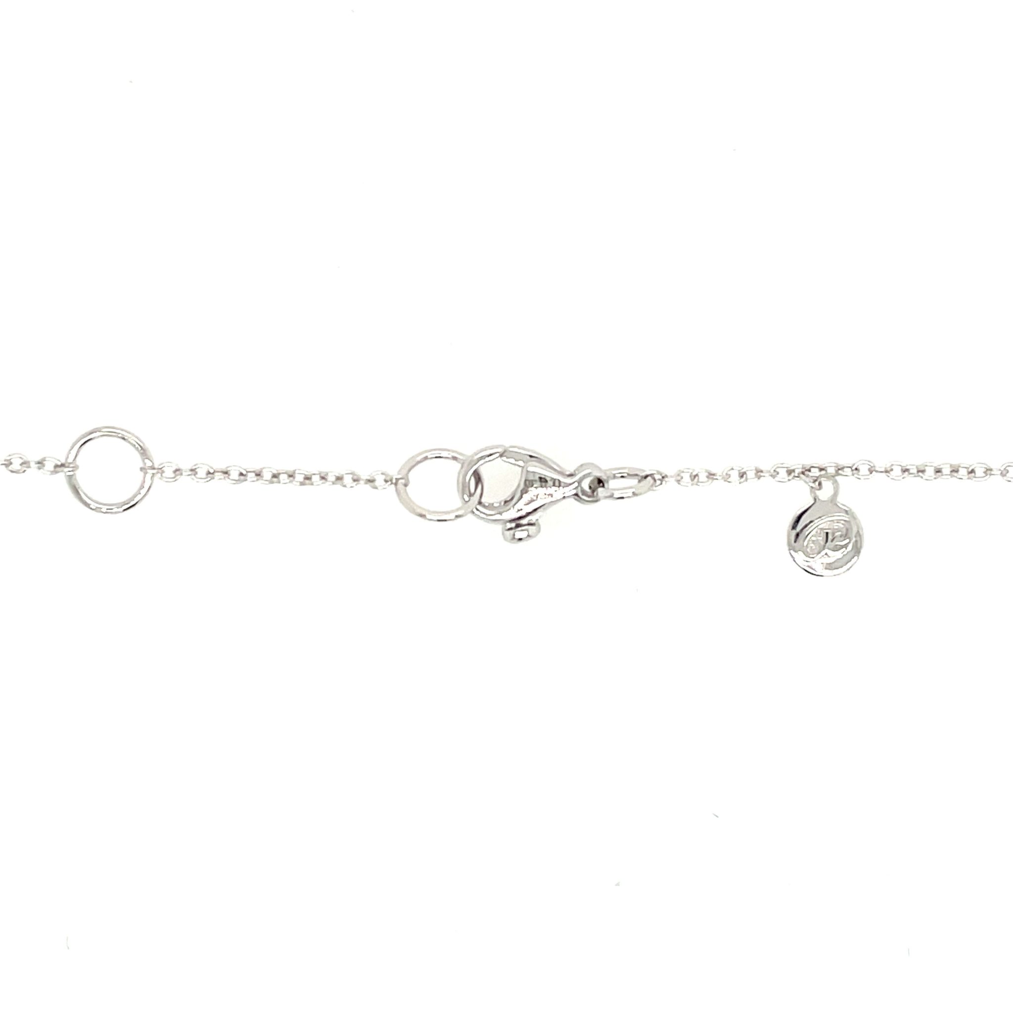 Rüschenbeck Kette mit Solitäranhänger 44 cm 0,30 ct Diamant Weißgold 18K GIA Zertifikat - Bild 4