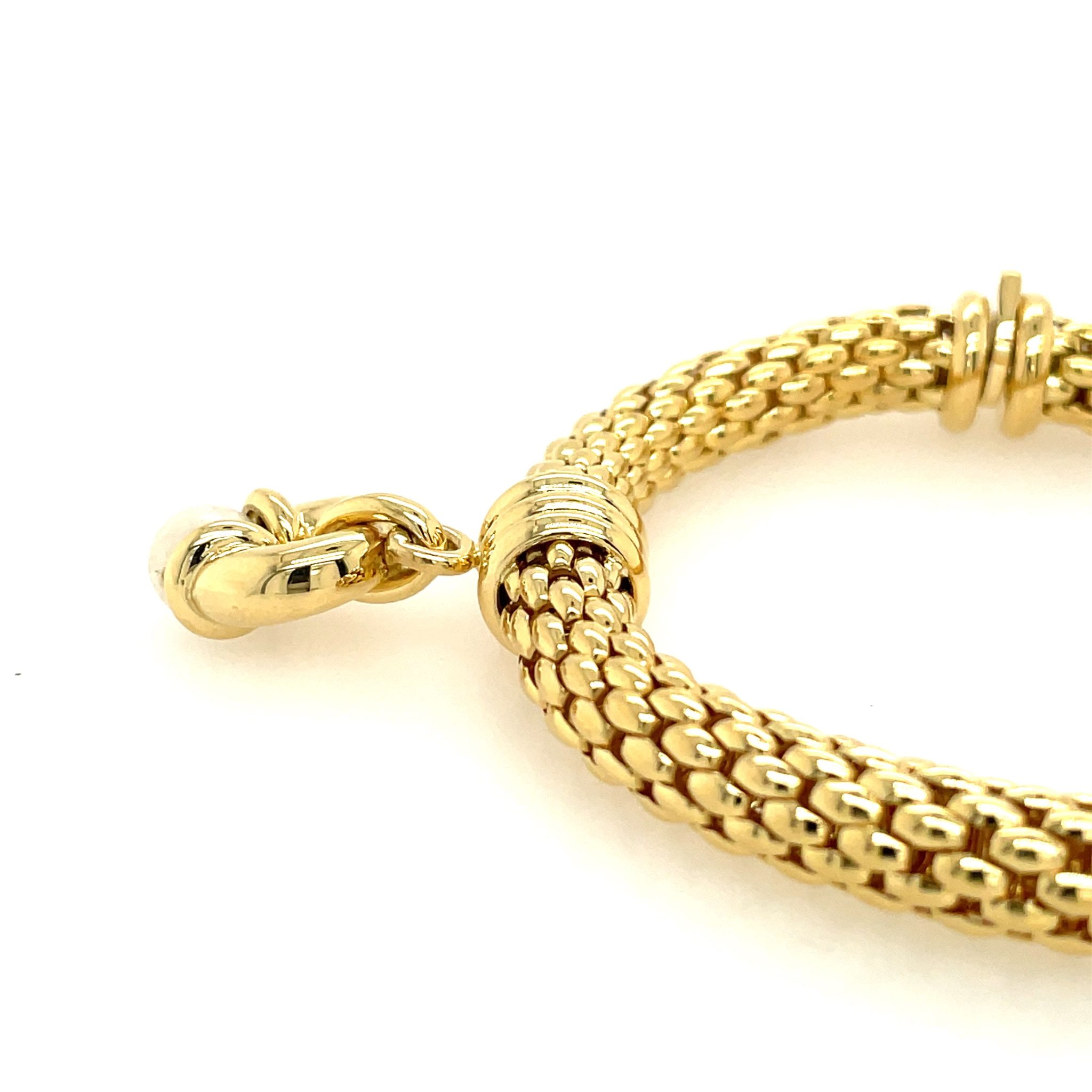 Fope Set Collier Armband Perle Gelbgold 750/ 18K - Bild 7