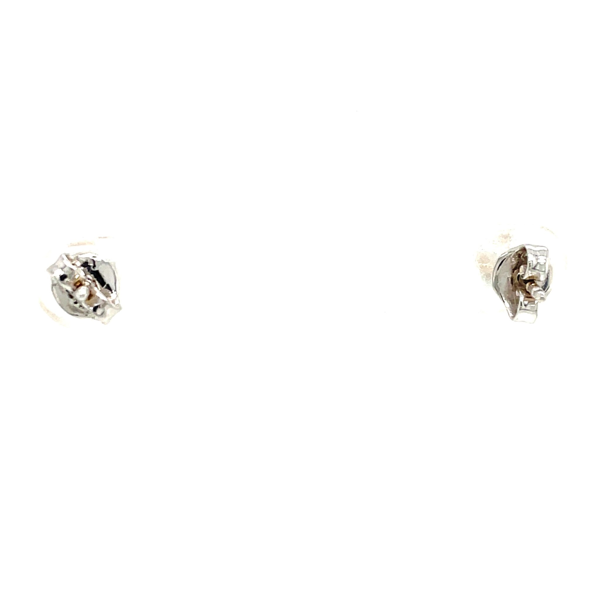 Solitärohrstecker 1,0 ct Diamanten Weißgold 585/ 14K AIG Zertifikat - Bild 4