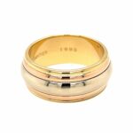 Cartier Ring Gr. 59 Tricolor 750/ 18K drehbare Innenschiene - Bild 2 Vorschau