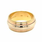 Cartier Ring Gr. 59 Tricolor 750/ 18K drehbare Innenschiene - Bild 4 Vorschau
