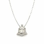 Art Deco Kette 41cm ca 2ct Diamanten Platin 950 - Bild 2 Vorschau