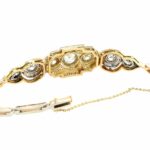 Diamanten im Altschliff Armband 19,3cm ca. 3,4ct Diamanten Bicolor 585/ 14K - Bild 4 Vorschau