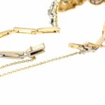 Diamanten im Altschliff Armband 19,3cm ca. 3,4ct Diamanten Bicolor 585/ 14K - Bild 5 Vorschau