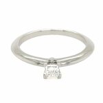 Tiffany & Co. Solitärring Gr.53 Diamant 0,21ct Platin 950 Vorschau