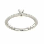 Tiffany & Co. Solitärring Gr.53 Diamant 0,21ct Platin 950 - Bild 5 Vorschau
