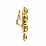 Turmalin Clipohrhänger ca. 14ct Saphire Gelbgold 750/ 18K - Bild 3 Vorschau