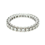 Memoire Ring Gr. 55 ca. 0,90ct Diamanten Weißgold 750/ 18K - Bild 3 Vorschau