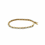 Opal Armband Gelbgold 750 / 18K mit ca. 0,9ct Diamanten - Bild 6 Vorschau