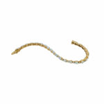 Opal Armband Gelbgold 750 / 18K mit ca. 0,9ct Diamanten - Bild 3 Vorschau