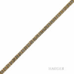 Diamant Riviérearmband Gelbgold 750 / 18 k. ca. 4,00 ct. - Bild 3 Vorschau