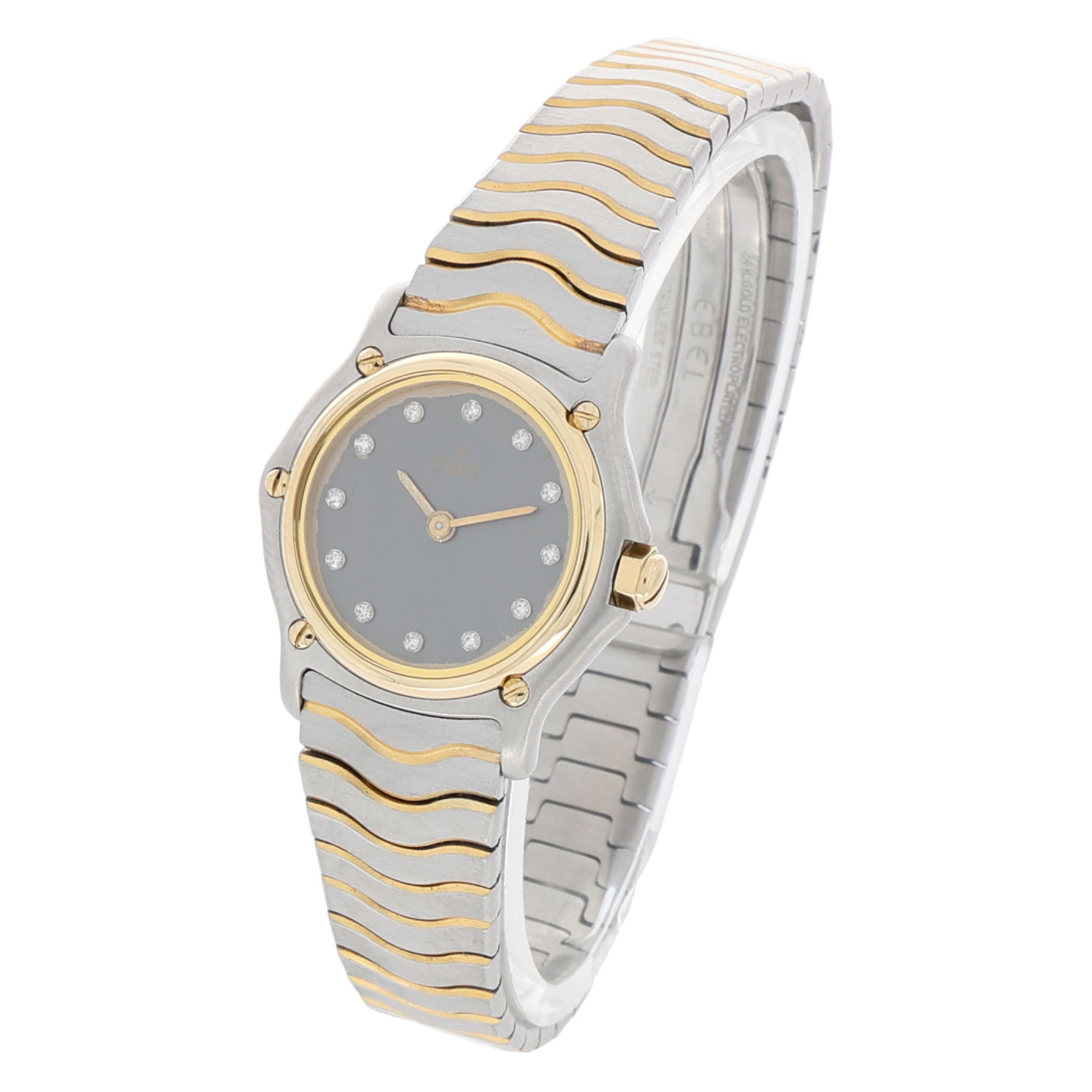 Ebel Sport Classique Gold Ref. 1057901 Diamaond Dial ca. 1995 - Bild 2