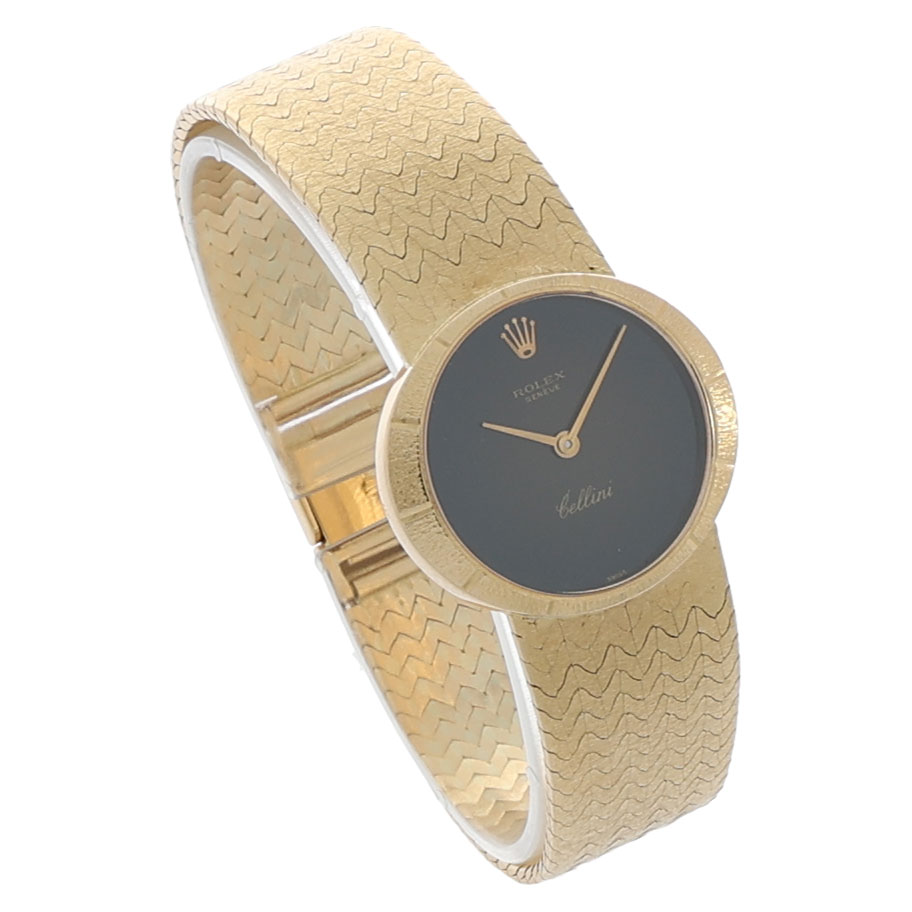 Rolex Cellini Ref. 3879 Gold 18K 25mm Bracelet Gold 18K by Carl Bucherer ca. 1972 - Bild 3