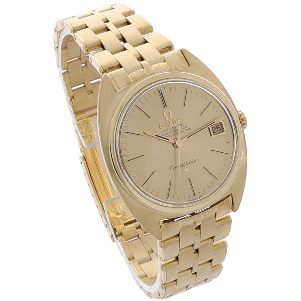 Omega Constellation Ref. 168.009 automatic Chronometer full Gold ca. 1966 - Bild 3