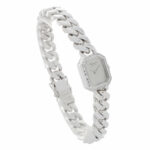Chopard Lady 18K Weissgold Diamanten Panzerarmband Original Chopard 1980’s Vintage Watch - Bild 3 Vorschau