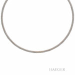 Damen Kordelcollier Weißgold 750 / 18 Kt. ca. 43cm Vorschau