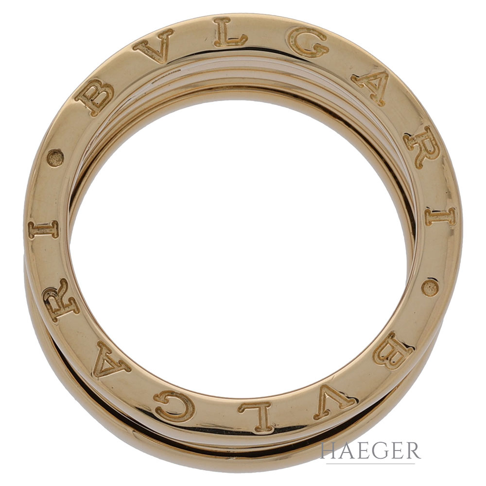 Bulgari B Zero 1 4-Band Ring Gelbgold 750 / 18 Kt. Gr 61 - Bild 2
