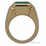 Smaragd Ring Gelbgold & Weißgold 750 / 18k ca. 7,0 ct. - Bild 3 Vorschau
