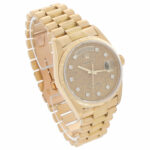 Rolex Day-Date 36 Ref. 18078 Rolex Design Diamaond Dial Bark Design ca. 1988 complete overhauled - Bild 3 Vorschau