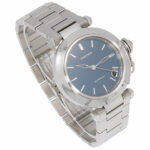 Cartier Pasha C Ref 2324 Stahl blue dial Full Set 2002 wie u Pasha - Bild 3 Vorschau