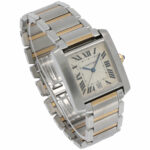 Cartier Tank Française Ref. 2302 Stahl/Gold 28x32mm Revision Mai 2024 ca. 2007 - Bild 3 Vorschau
