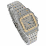 Cartier Santos Galbée Ref 119901 Steel/Gold Moonphase Quarz ca. 1990 - Bild 3 Vorschau