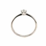 Solitärring Gr.48,5 ca. 0,25 ct Diamant Weißgold 750/ 18K - Bild 4 Vorschau