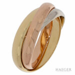 Cartier Trinity Ring Tricolorgold 750 / 18 Kt. Gr 62 Vorschau