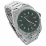 Rolex Milgauss Ref 116400GV Stahl black dial Full Set 2009 LC 100 2009 - Bild 3 Vorschau