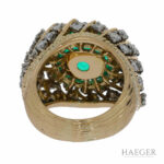 Smaragd Ring Gr.53 Gelbgold 750 / 18K mit 1,7ct Diamanten - Bild 3 Vorschau