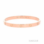 Cartier Love Armreif Roségold 750 / 18K mit Box und Papiere - Bild 3 Vorschau