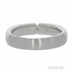 Spannring Gr.53 Platin 950 mit 0,1ct Diamant - Bild 3 Vorschau