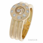 Chopard Happy Diamond Ring Gr.58 Gelbgold 750 / 18K mit Chopard Zert. Vorschau