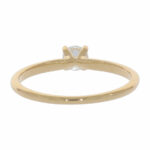 Solitärring Gr.54 Gelbgold 585 / 14K mit 0,3ct Diamant / GIA Zertifiziert - Bild 3 Vorschau