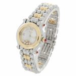 Chopard Happy Sport Ref. 27/8256-21 Stahl/Gold 18K Rubine Diamanten+Papers - Bild 3 Vorschau