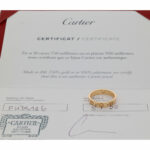 Cartier Love Ring Gr.51 Gelbgold 750 / 18K FULL SET mit Tasche - Bild 3 Vorschau