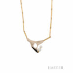Lapponia Collier Gelbgold 585 / 14K mit Zuchtperlen - Bild 2 Vorschau