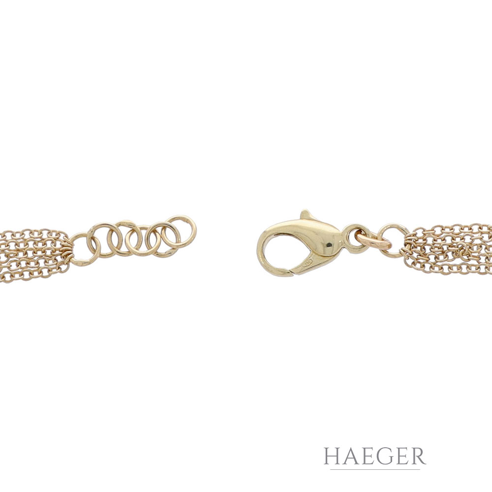 Wempe Kette mit Kreuzanhänger Gelbgold 18K mit 1ct Diamanten und Zert. - Bild 3
