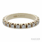 Memoirering Gr.56 Gelbgold 585 / 14K mit 1,1ct Diamanten - Bild 2 Vorschau