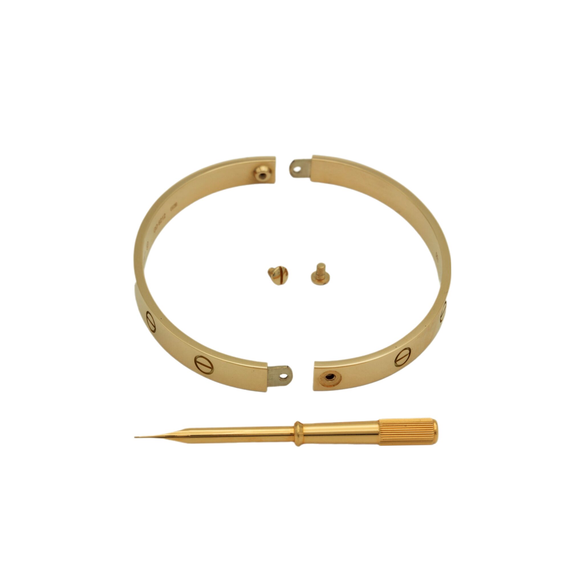 Cartier Love Armreif Gelbgold 750/18K m. Box u. Papieren - Bild 3