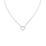 Collier mit Herzanhänger Weißgold 585 / 14K mir ca. 0,32ct Vorschau