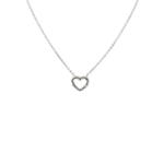 Collier mit Herzanhänger Weißgold 585 / 14K mir ca. 0,32ct - Bild 4 Vorschau
