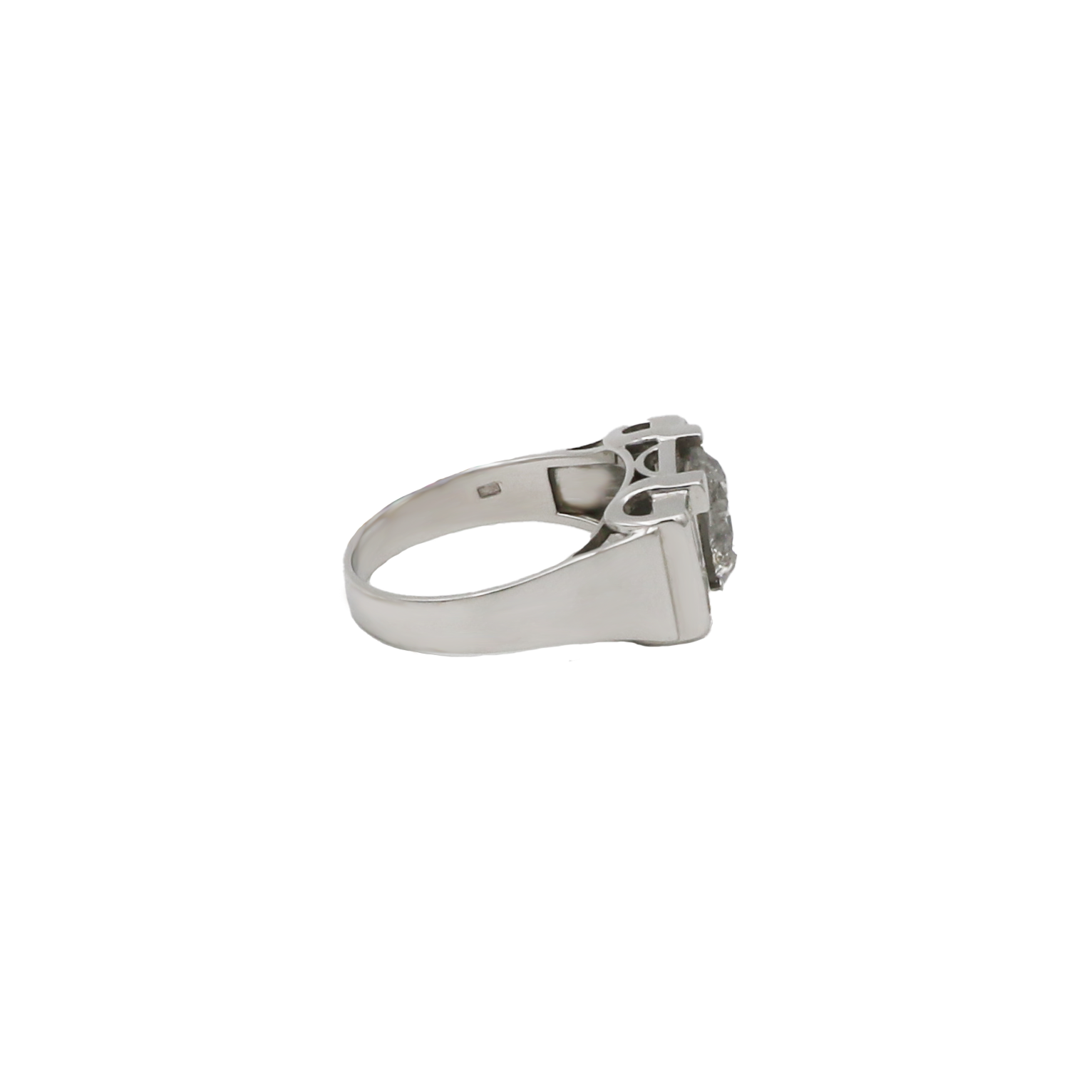 Herren Ring Gr.61 Platin 950 mit insgesamt ca.4,29ct Diamanten - Bild 3